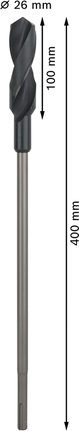 Сверло Bosch PRO Wood HSS Installation Drill Bit 26mm SDS plus.