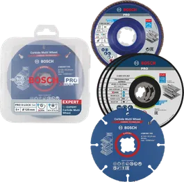 Набор для резки и шлифования Bosch PRO X-Lock 125 мм, 5 предметов.