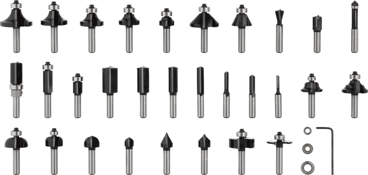 Набор фрез Bosch PRO Router Bit Mixed Set 8 мм, 30 шт.