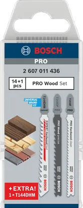 Набор инструментов Bosch PRO Wood 15 предметов.