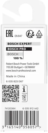 Фреза Bosch PRO скругленная, хвостовик R 3, 8 мм.
