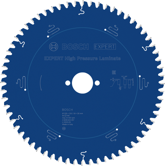 Пильный диск Bosch EXPERT для ламината высокого давления, 235 мм.