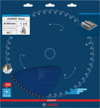 Пильный диск Bosch EXPERT Steel 305 мм T80.