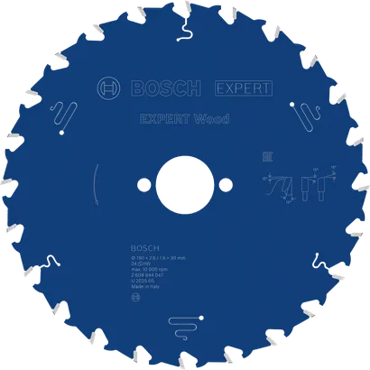 Пильный диск Bosch EXPERT Wood, 190 мм T24.