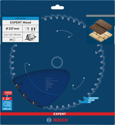 Пильный диск Bosch EXPERT Wood 237 мм T24.