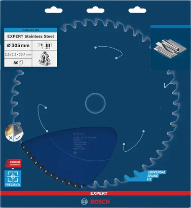 Пильный диск Bosch EXPERT из нержавеющей стали 305 мм.
