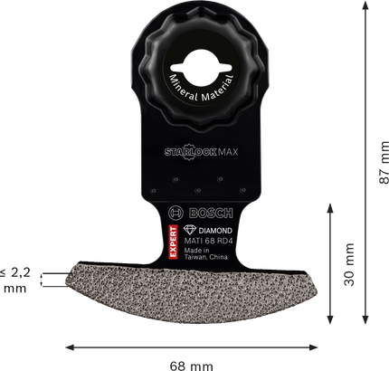 Алмазный угловой диск Bosch EXPERT MATI 68 RD4.