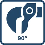 Положение челюсти 90 градусов.
