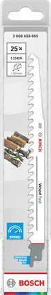 Пильный диск Bosch S1542K Wood для быстрой распиловки древесины.