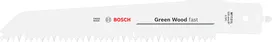 Лезвие Bosch Green Wood fast M1131L с острыми зубьями.