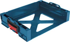 رف Bosch L-Boxx لتخزين الأدوات المعيارية.