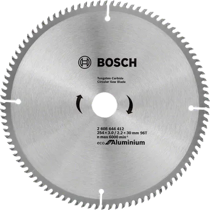 شفرة المنشار الدائرية Bosch Eco للألمنيوم، 96 سنًا TCG.
