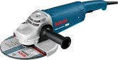 ماكينة صنفرة زاوية Bosch GWS 26-230 H مع قرص مقاس 230 مم.