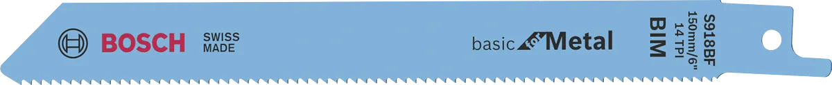 شفرة المنشار الترددي لقطع المعادن من Bosch S918BF.