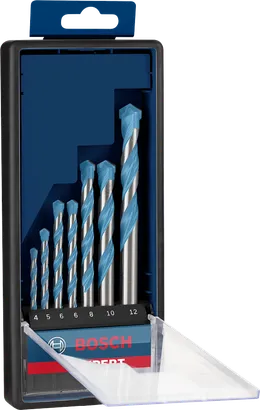 مجموعة مثقاب Bosch EXPERT MultiConstruction CYL-9 مقاس 4-12 مم.