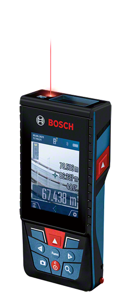 جهاز قياس الليزر Bosch GLM 150-27 C مع شاشة.