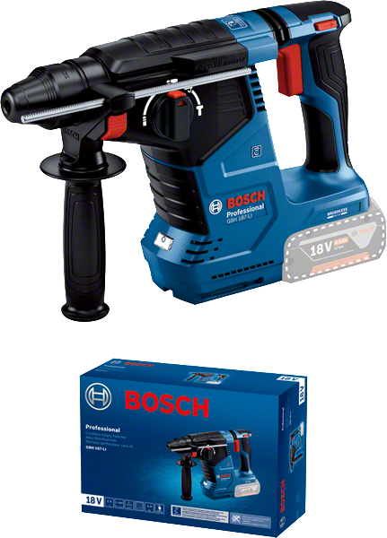مثقاب Bosch اللاسلكي ذو المطرقة الدوارة.