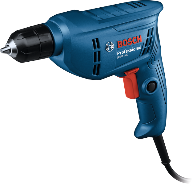 مثقاب Bosch GBM 400 بمقبض مريح.