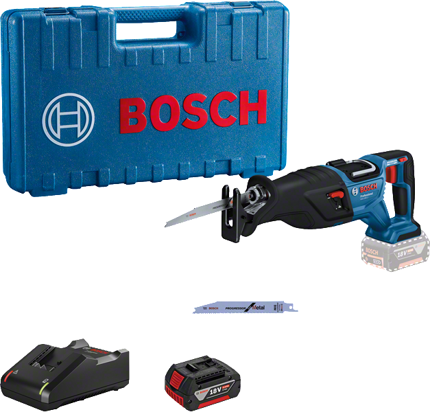 مجموعة منشار ترددي لاسلكي Bosch GSA 185-LI.