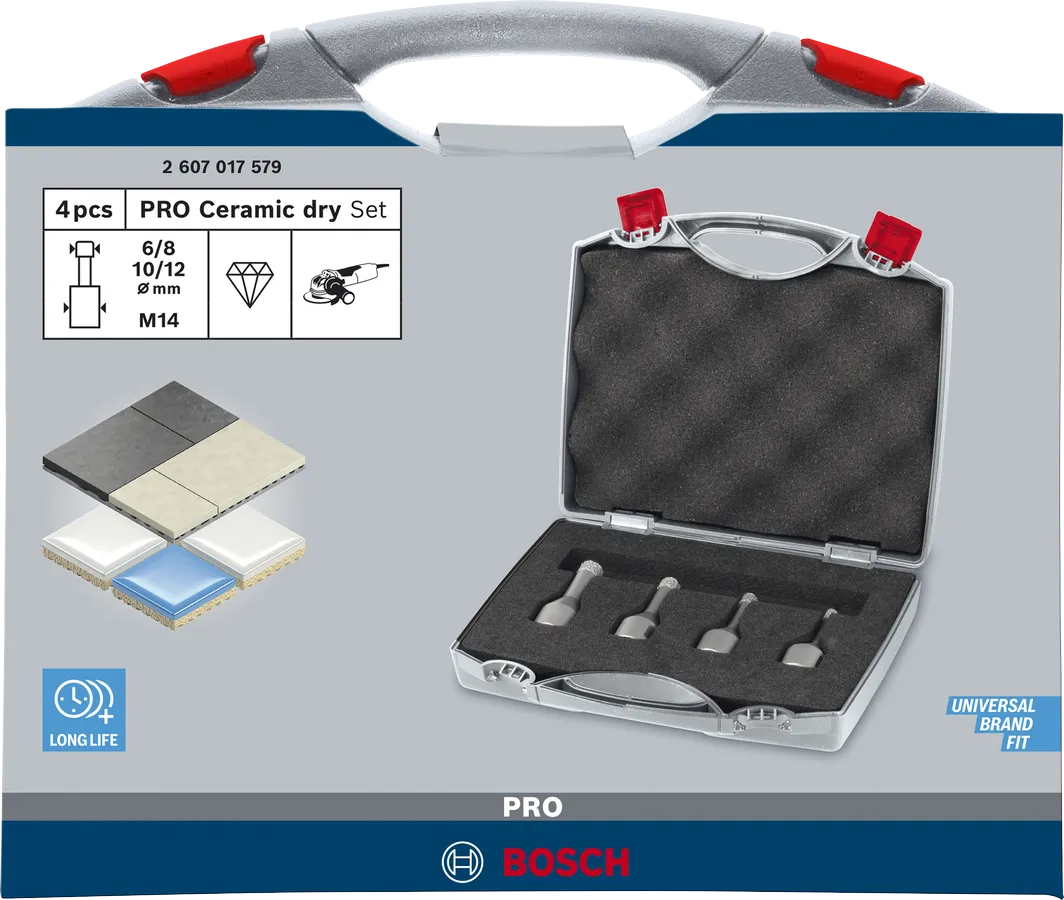 طقمُ شَفراتِ PRO Ceramic dry