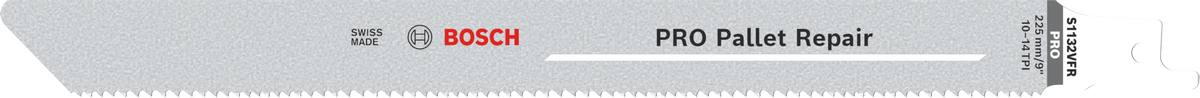 شفرة Bosch PRO Pallet Repair S1132VFR مع أسنان متنوعة.