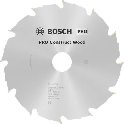 شفرة المنشار الدائرية للخشب Bosch PRO Construct، 190 ملم.