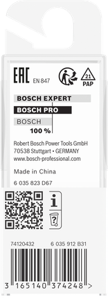 صندوق أساسي لقمة التوجيه Bosch PRO مقاس 4.7 R وساق 6 مم.
