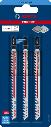 مجموعة شفرات المنشار الكهربائي المصنوعة من الكربيد Bosch EXPERT Fiber Plaster T 341 HM.