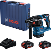 مطرقة دوارة من Bosch GBH 185-LI مع بطاريات 18 فولت وحقيبة.