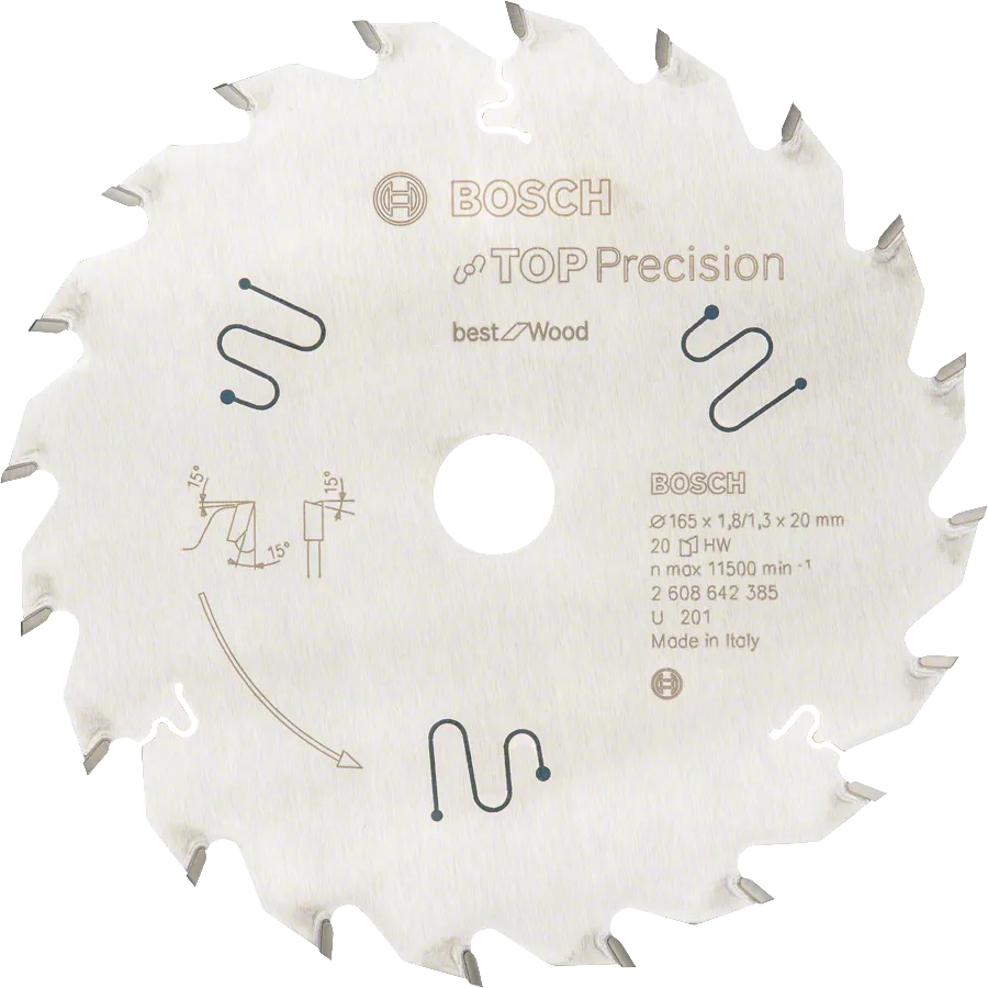 Bosch Top Precision Best for Wood circular saw blade.