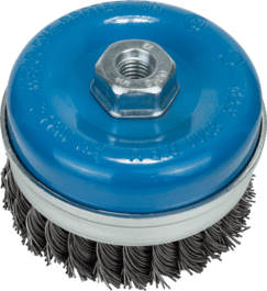 Heavy for Metal Wire Cup Brush, Knotted Wire
