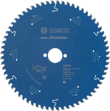 Bosch circular saw blade Expert for Aluminium, 64 teeth.