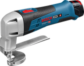 Bosch GSC 12V-13 cordless metal shear for cutting steel.
