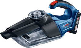 Bosch GAS18V-1 cordless handheld vacuum cleaner.