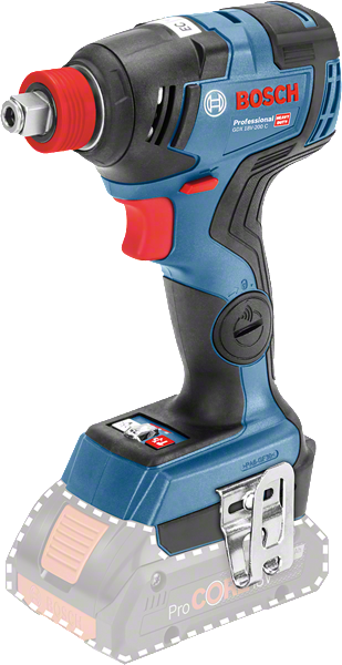 Bosch GDX 18V-200 C cordless impact driver.