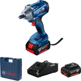 Bosch GDS 250-LI 18V cordless impact wrench set.