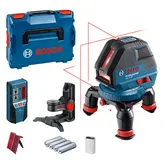 Bosch GLL 3-50 laser leveling tool with tripod and case.
