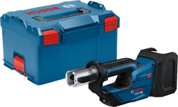 Bosch 18V-19 cordless rebar tier with storage case.