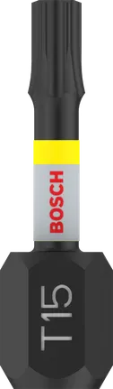 Bosch PRO Torx Impact Bit T15 25mm for impact drivers.