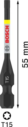 Bosch PRO Torx Impact Bit T15 55 mm.