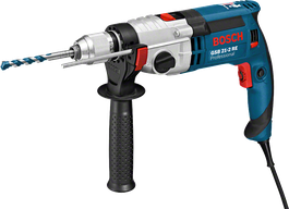 Bosch GSB 21-2 RE impact drill with side handle.