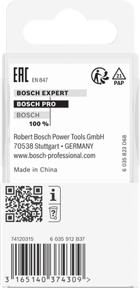 Bosch PRO router bit R 9.5 shank 6 mm.