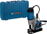 Bosch GBM 38 magnetic drill with carrying case.
