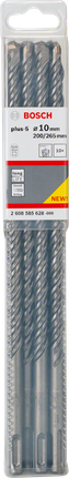„Bosch SDS plus-5“ 10 mm smūginiai grąžtai.