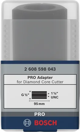 „Bosch PRO“ adapteris deimantiniam frezavimo gręžtuvui.