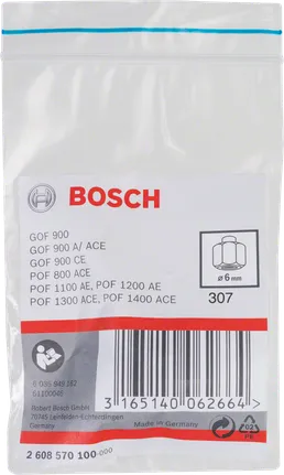 Bosch 6 mm įvorė.