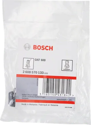 „Bosch“ 6 mm įvorė, skirta GKF 600.