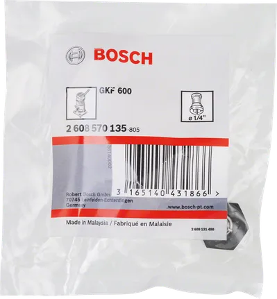 Bosch 1/4 colio įvorė GKF 600.