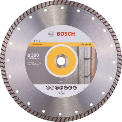 „Bosch Standard for Universal Turbo“ deimantinis pjovimo diskas, 300 mm.