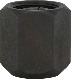 „Bosch“ užspaudžiamoji veržlė – 6 mm skersmens, 19 mm rakto plotis.